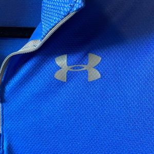 Youth XL | Under Armour | Blue Long Sleeve Polo